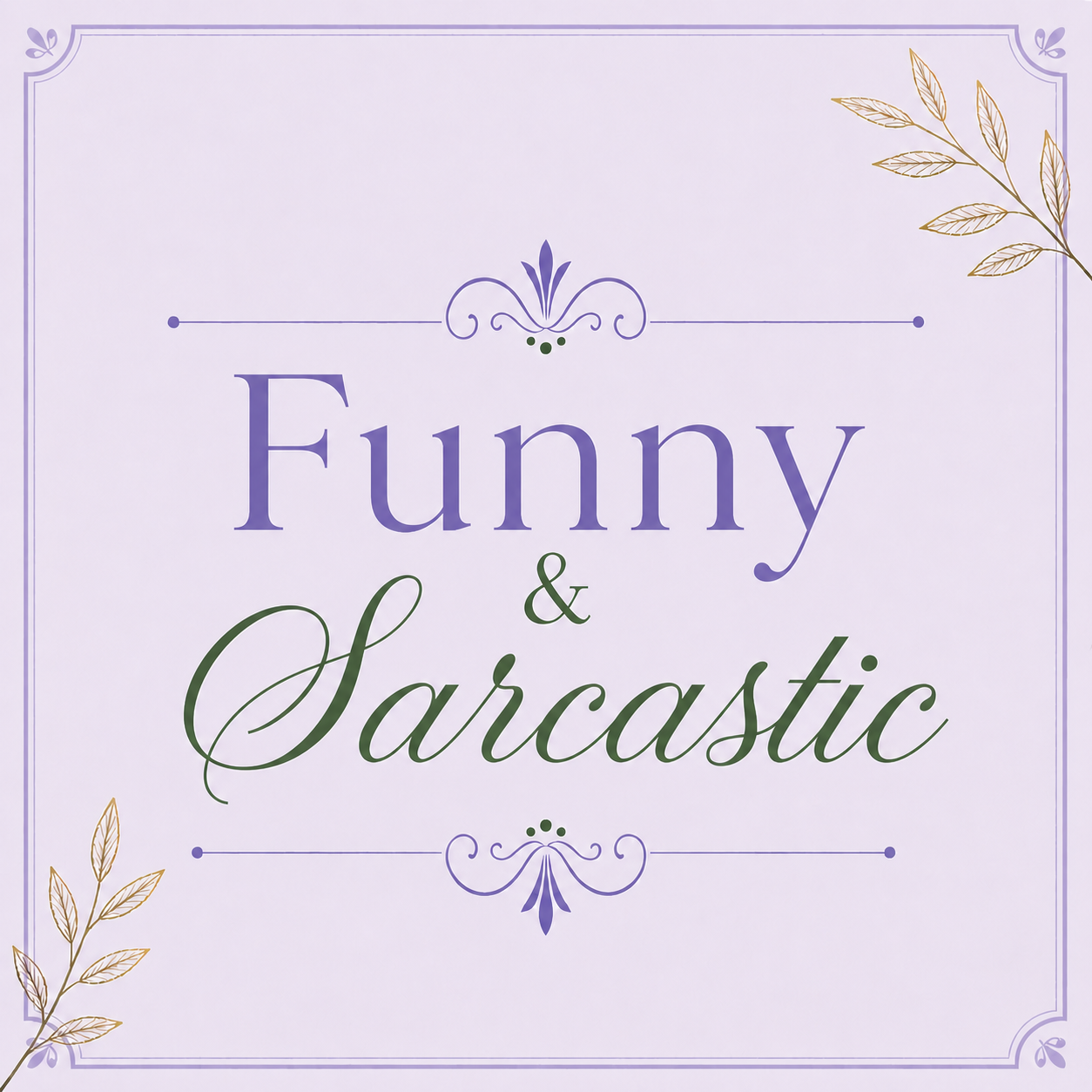 Funny & Sarcastic